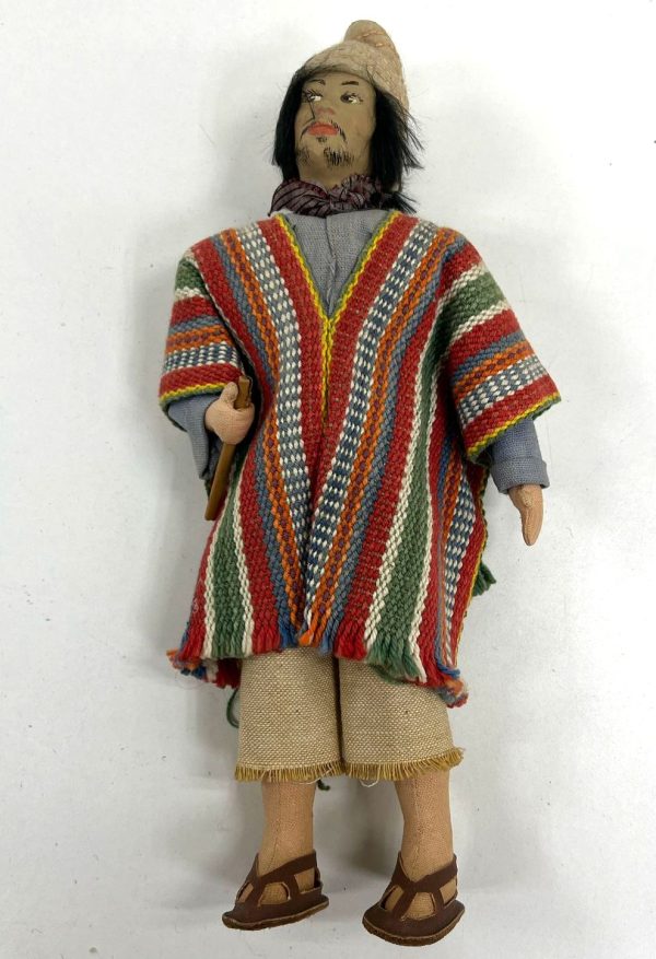 Antique Vintage Collectible Folk Dolls In Traditional Dress Outfits Peru Spain - Image 10