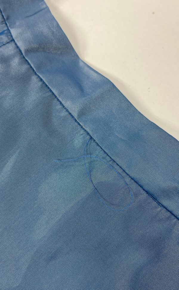 Vintage Women's Express WorldWide Y2K Iridescent Blue Long Skirt - Size 5/6 - Image 4
