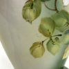 Collectible Tonina Hand Painted Nippon Floral Vase 2 Handles Gold Accent *CRACK* - Image 9