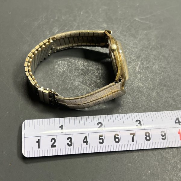 Vintage Caravelle Automatic Watch Not Working Damaged Band - Image 7
