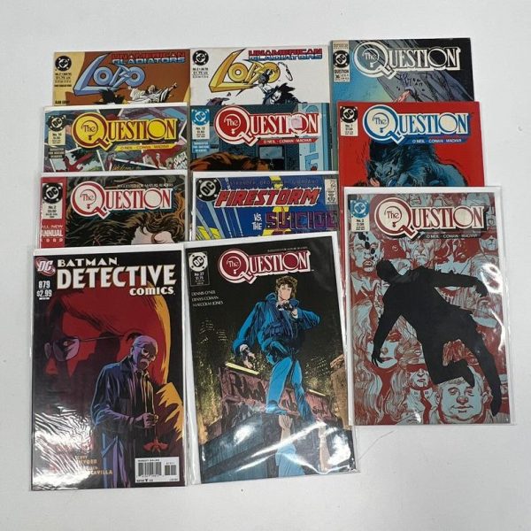 Collectible DC & Others 80s-00s Comic Books Lot Batman The Question Lobo - Image 3