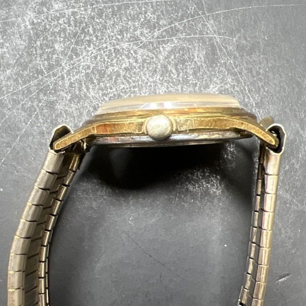 Vintage Caravelle Automatic Watch Not Working Damaged Band - Image 3