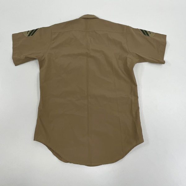 Vintage Men's Glaser Ent. & Creighton Khaki Military Shirts Lot Size 15-15.5 - Image 7