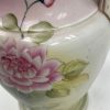 Collectible Tonina Hand Painted Nippon Floral Vase 2 Handles Gold Accent *CRACK* - Image 8