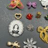 Assorted Cats Butterflies Rhinestone Squirrel Brooches & Pins Lot - Image 3