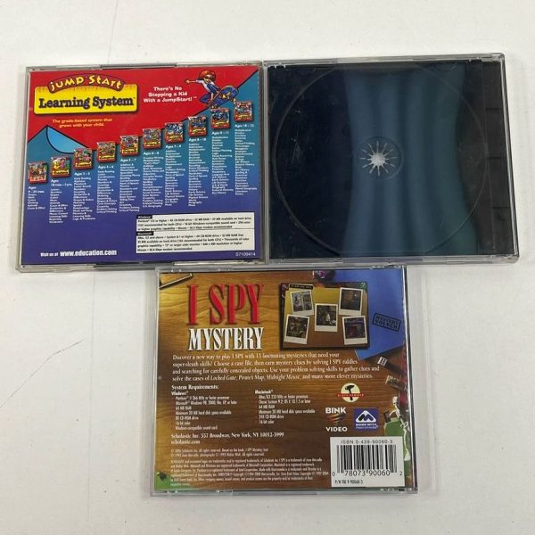 Vintage Children's Teens PC Computer Games Lot I Spy Jump Start Kids Arcade Pack - Image 3