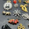 Assorted Cats Butterflies Rhinestone Squirrel Brooches & Pins Lot - Image 2