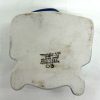 Viana Do Castelo Hand Painted 2pc White & Blue Cat Trinket Dish Portugal - Image 8