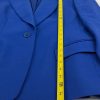 Women's Pendleton Solid Blue 100% Virgin Wool Blazer Pant Suit - Size 6P - Image 4