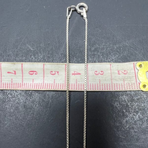925 Sterling Silver Rose Pendant Charm Necklace 3.8g - Image 7