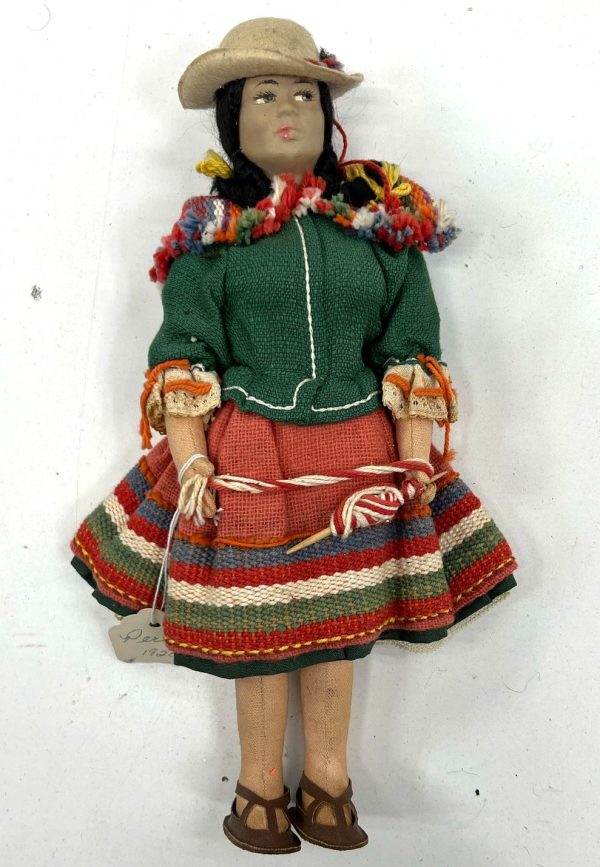 Antique Vintage Collectible Folk Dolls In Traditional Dress Outfits Peru Spain - Image 8