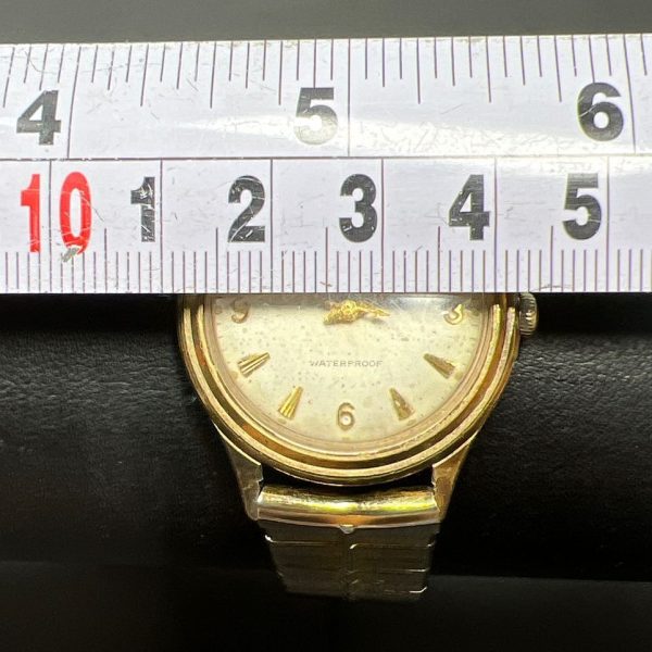 Vintage Caravelle Automatic Watch Not Working Damaged Band - Image 2