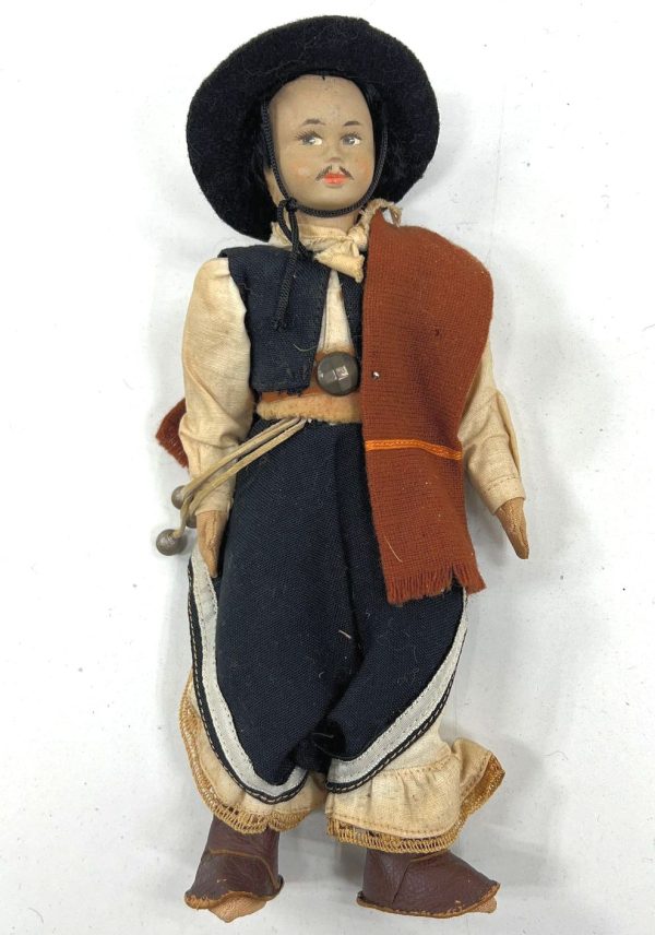 Antique Vintage Collectible Folk Dolls In Traditional Dress Outfits Peru Spain - Image 4