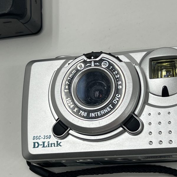 Lot Of 2 Broken *FOR PARTS* Cameras Canon D-Link Snappy LX & DSC-350 - Image 3