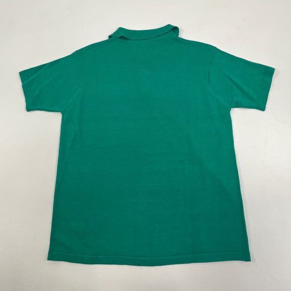 Vintage Women's Pacific Silk Studio Green 70% Silk Blend Polo Shirt - Size Large - Image 8