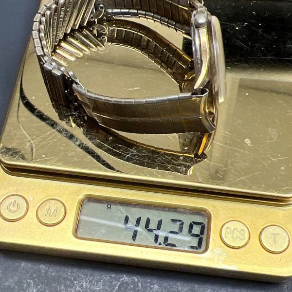 Vintage Caravelle Automatic Watch Not Working Damaged Band - Image 8