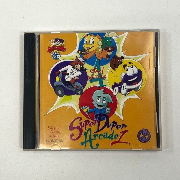 Humongous Entertainment Super Duper Arcade 1 Four Games Children's PC Game c1997