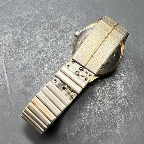 Vintage Caravelle Automatic Watch Not Working Damaged Band - Image 4