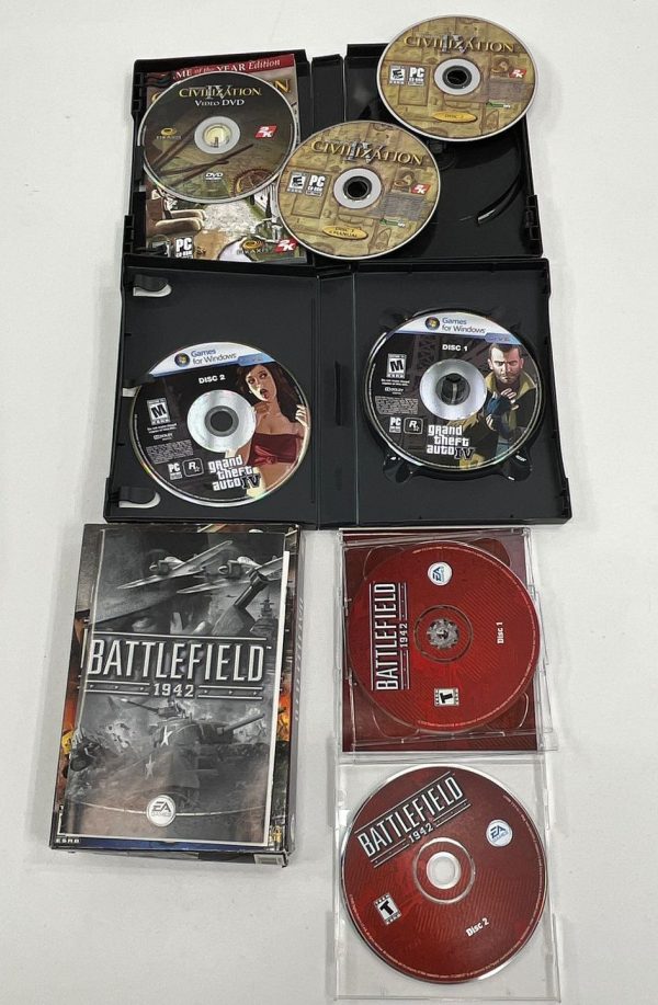 Mixed Brands PC Games Box Sets Skyrim COD2 Battlefield Dragon Age RC Tycoon - Image 6