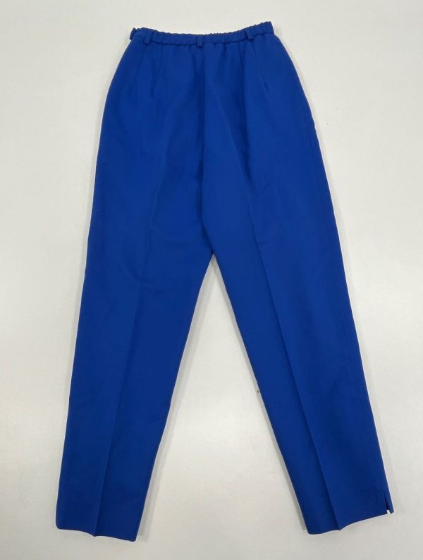 Women's Pendleton Solid Blue 100% Virgin Wool Blazer Pant Suit - Size 6P - Image 11